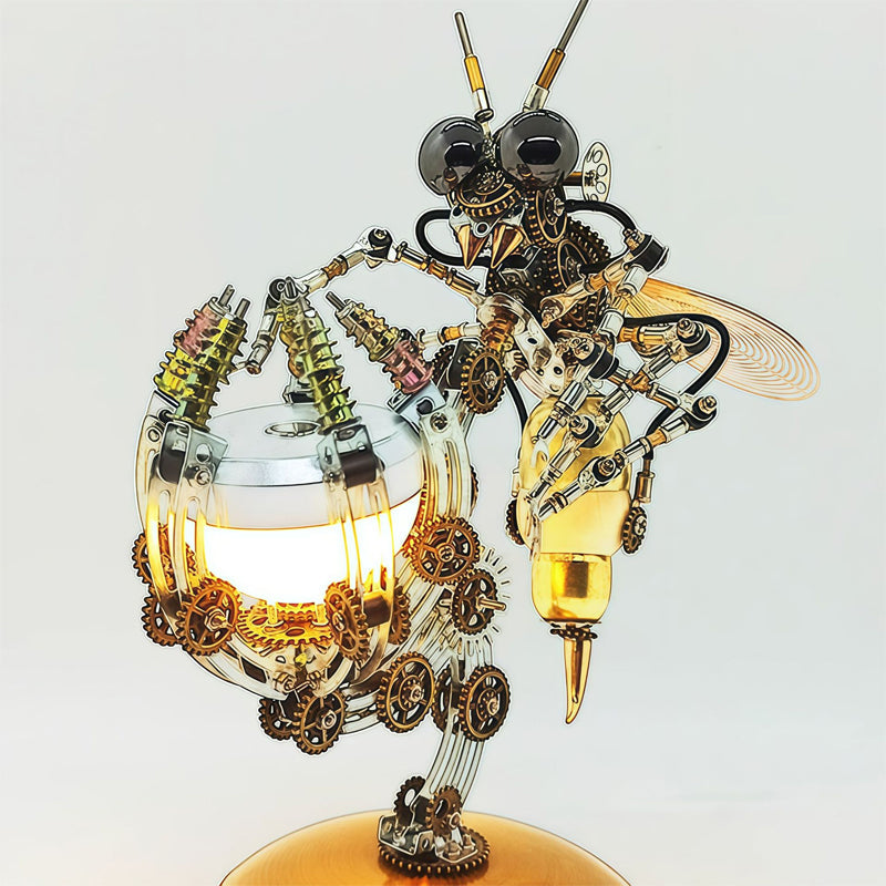 🔥 3D Metal Bee Puzzle Assembly Model Kit