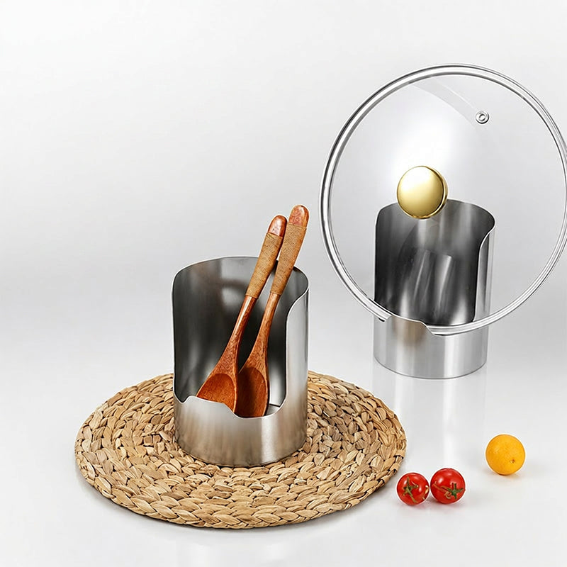 🔥50 % RABATT🍳 Multifunktionell förvaringslösning för köksredskap | Robust rostfritt stål för hållbarhet · Utrymmesbesparande vertikal design · Lätt att rengöra och oljebeständig
