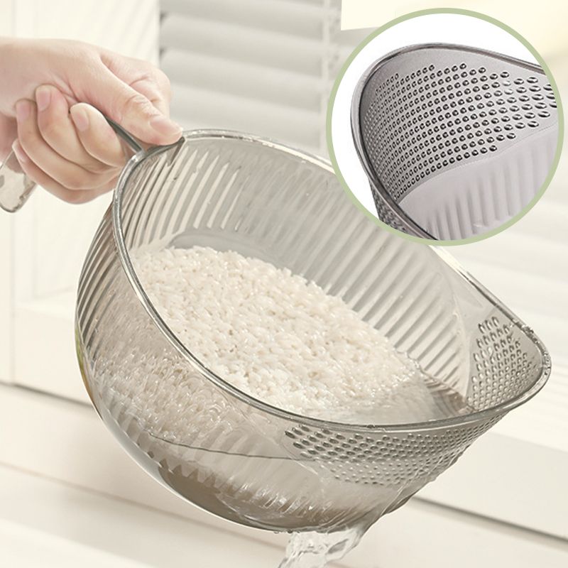 🍚 Skölj ris utan att förlora ett enda korn – silskål med fint nät och handtag.