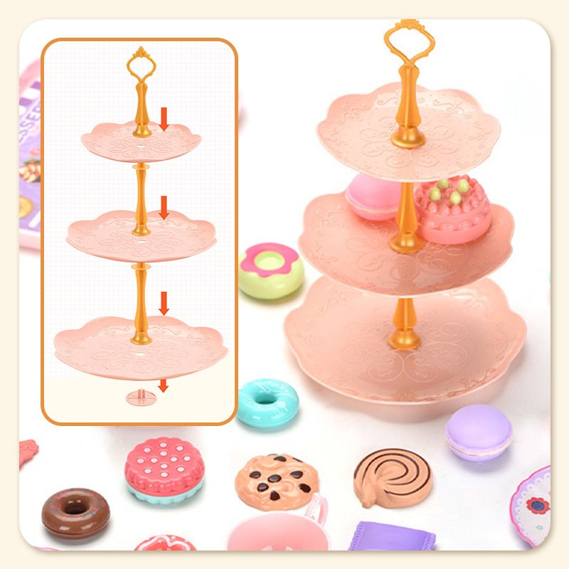 🦄50% RABATT⏰ Enhörningsslott låtsas tekanna set, roligt rollspel för små barn🍵