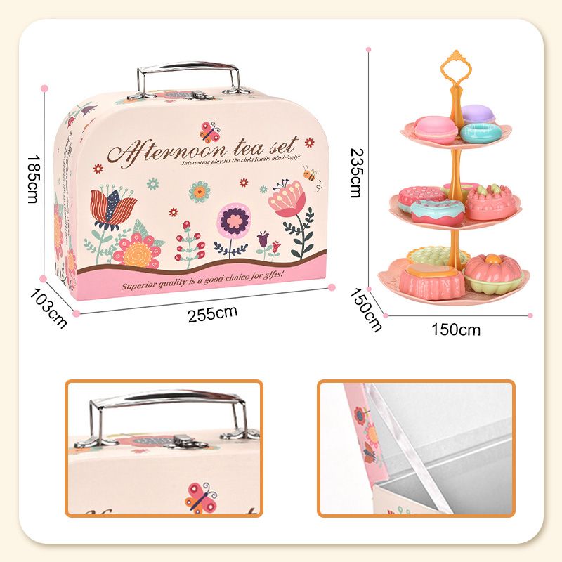 🦄50% RABATT⏰ Enhörningsslott låtsas tekanna set, roligt rollspel för små barn🍵