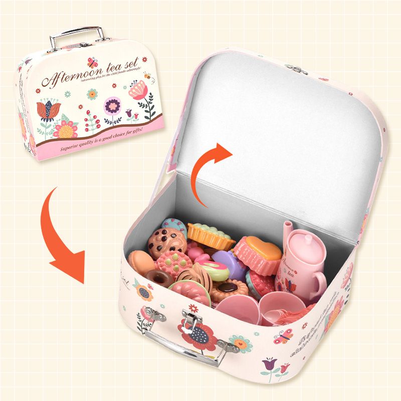 🦄50% RABATT⏰ Enhörningsslott låtsas tekanna set, roligt rollspel för små barn🍵