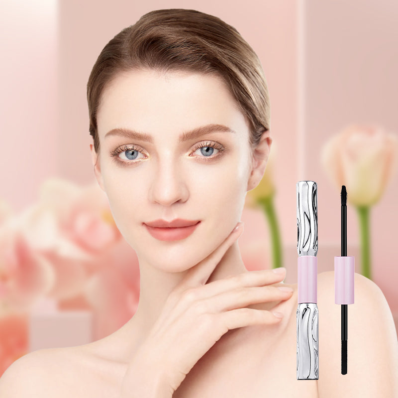 💄🔥Köp 1 få 1 gratis ! 2-i-1 Långvarig Volymgivande och Böjd Mascara – dubbelborstdesign, vattentålig & klumpfri – perfekt för en professionell, mångdimensionell franslook 👁️✨