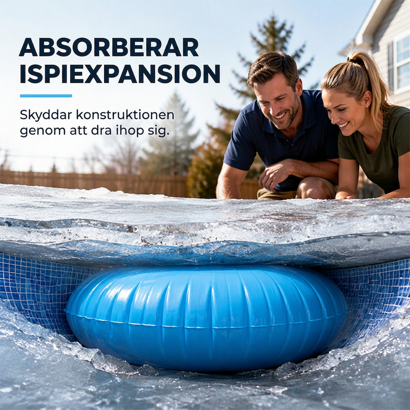 📢📢50% RABATT NU!! ⏰Rund uppblåsbar luftkudde för vinterförvaring av pool