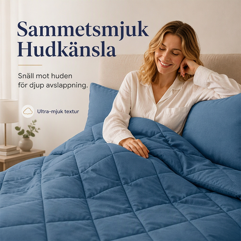 🔥🎁Nyhet 50 % RABATT🔥🛏️✨ 3-delat vadderat täckset med örngott – molnlik komfort, diamantkvistring och fukttålig mikrofiber 💤