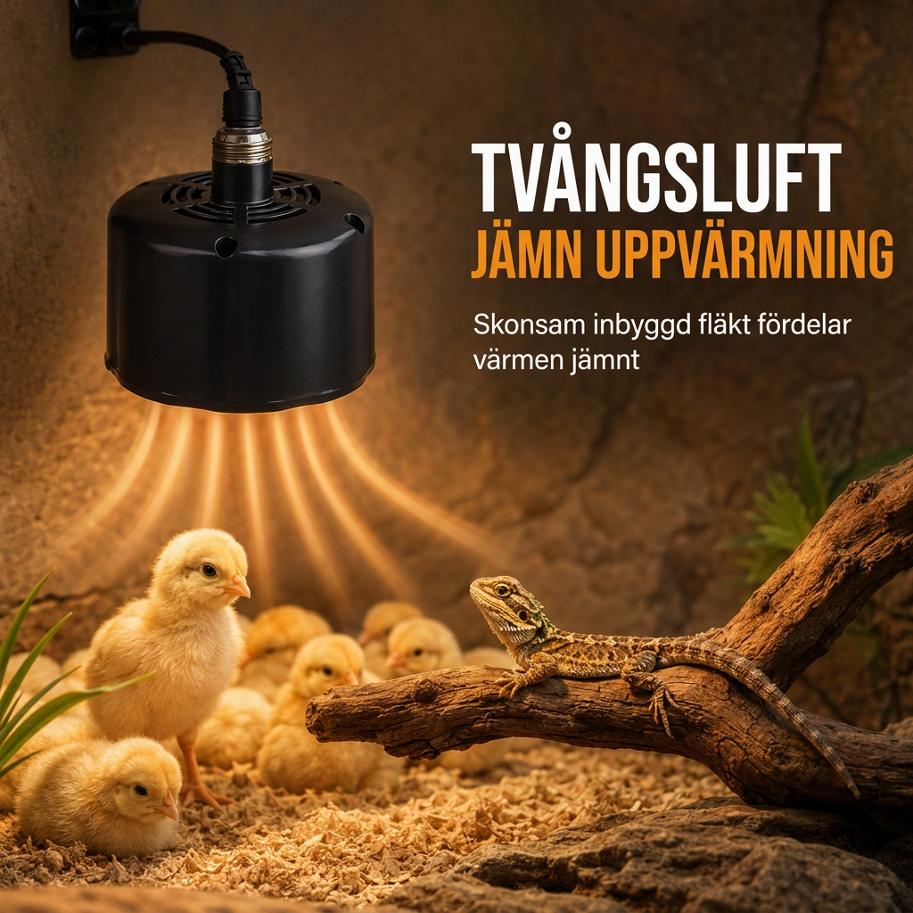 🐥 50% RABATT ✨ Intelligent temperaturstyrd värmare – stabil värme för kycklinguppfödning