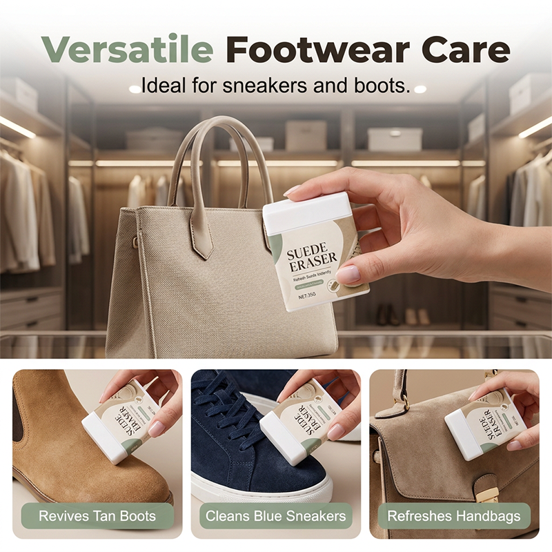 🧽 50% RABATT NU! Mockrensare för mocka och nubuck – vattenfri fläckborttagning, skavborttagning & enkel rengöring ✨