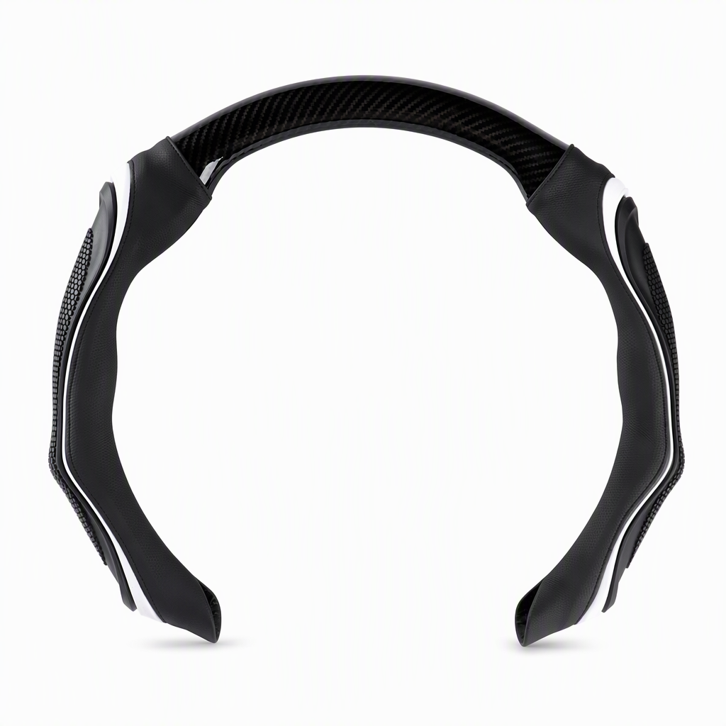 🚗 50 % RABATT NU! 🏎️ Sportigt rattöverdrag med silikongrepp – halksäker kontroll & massagefunktion, 38 cm 🖐️