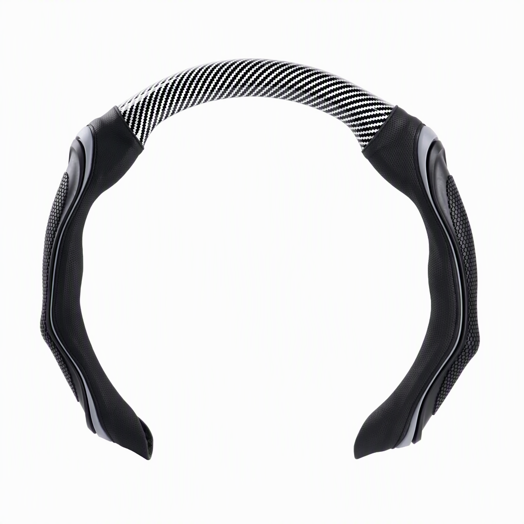 🚗 50 % RABATT NU! 🏎️ Sportigt rattöverdrag med silikongrepp – halksäker kontroll & massagefunktion, 38 cm 🖐️