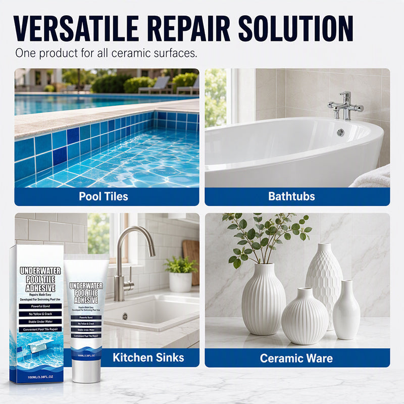 💧 50% RABATT NU! Höghållfast undervattenslim för poolkakel – professionell reparation utan att tömma poolen – snabb bindning, hållbar & estetisk finish ✨
