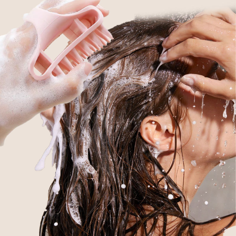 💆 50 % RABATT NU! 🌿 Silikon hårbottenmassör – breda piggar för rogivande massage, våt & torr användning 💧