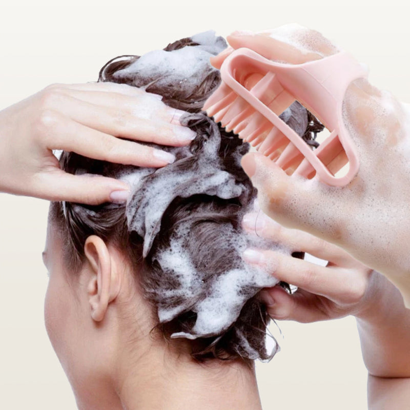 💆 50 % RABATT NU! 🌿 Silikon hårbottenmassör – breda piggar för rogivande massage, våt & torr användning 💧