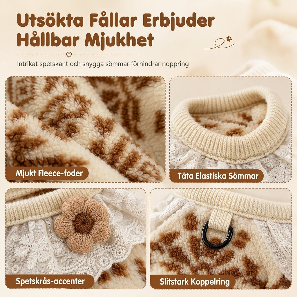 🐾50 % RABATT🧶Varm, förtjockad husdjurströja med hög halsring, högkvalitativt kläder för små hundar och katter under hösten och vintern