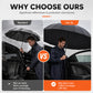 ☔ 50% RABATT NU! Extra Large Windproof Folding Umbrella– perfekt för familjen och pendlare ✨