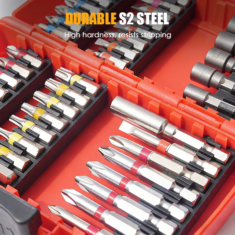 🔥50% RABATT NU! 83-delars skruvbitsats, hård & mångsidig för reparationer 🔧⚙️