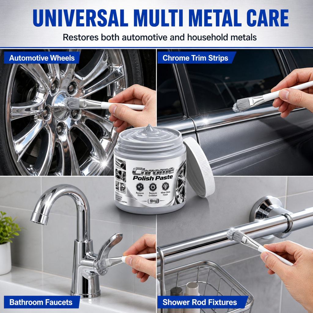 🔥50% RABATT NU! Krompolish med pensel, tar bort oxidation på metall & bilhjul 🚗✨🧴✅💥