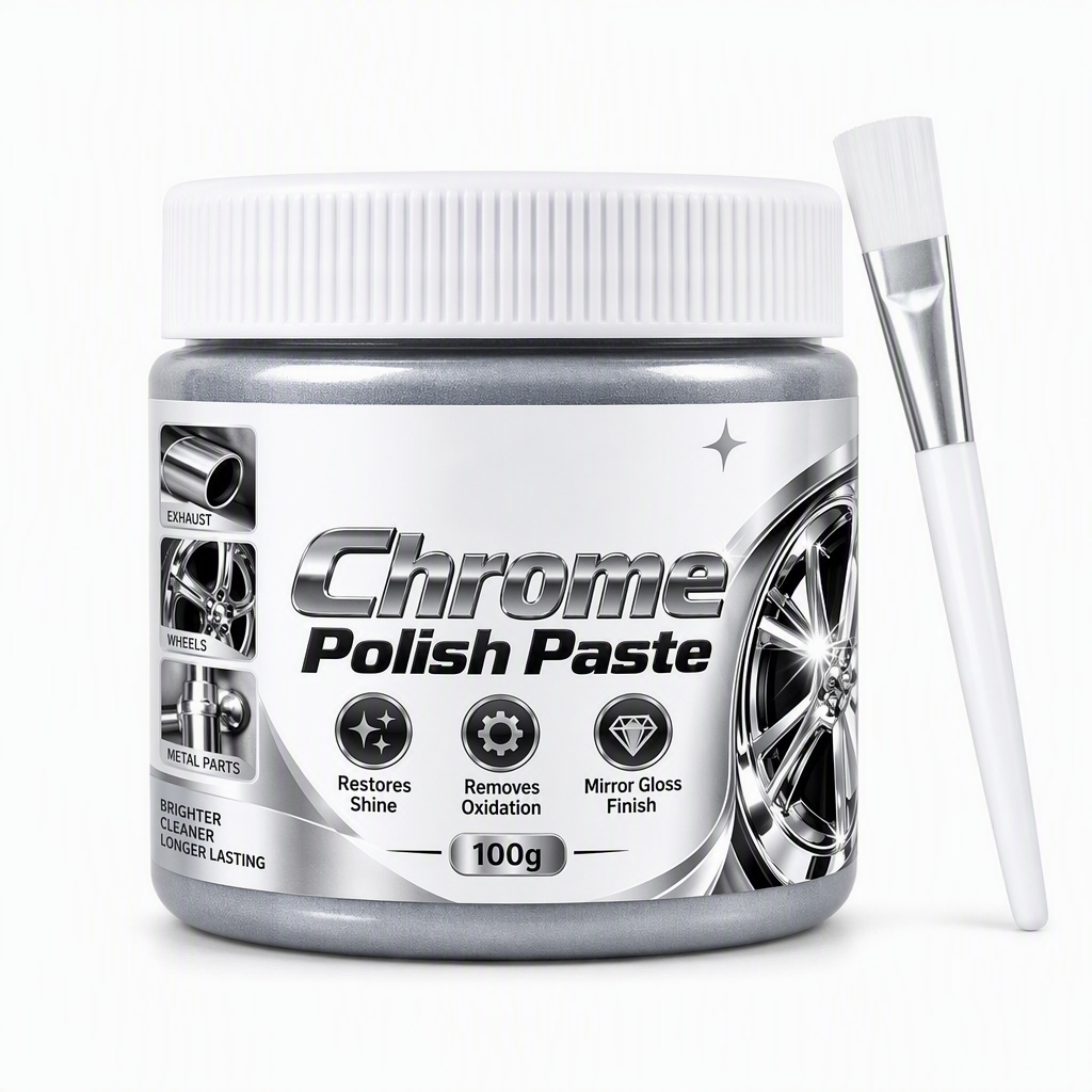 🔥50% RABATT NU! Krompolish med pensel, tar bort oxidation på metall & bilhjul 🚗✨🧴✅💥