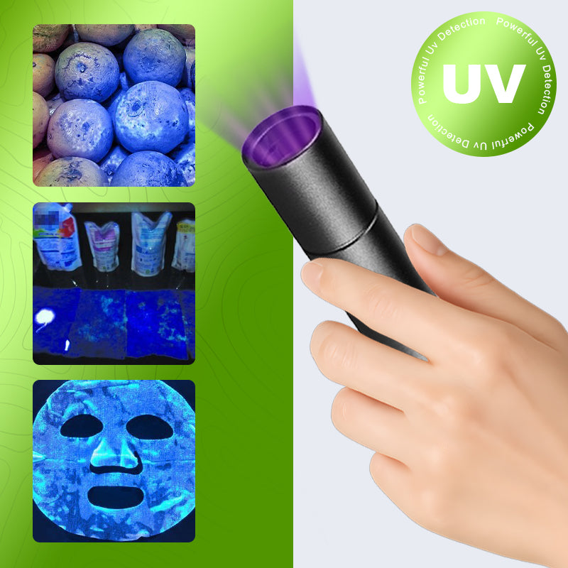 🔦 365nm UV-ficklampa för fluorescensinspektion