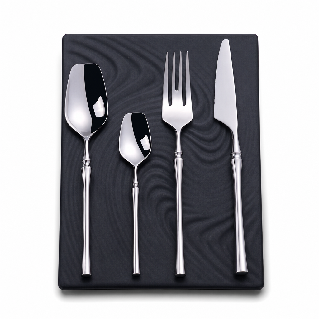 🔥50 % RABATT NU🍴 Bestickset i rostfritt stål – 24 delar