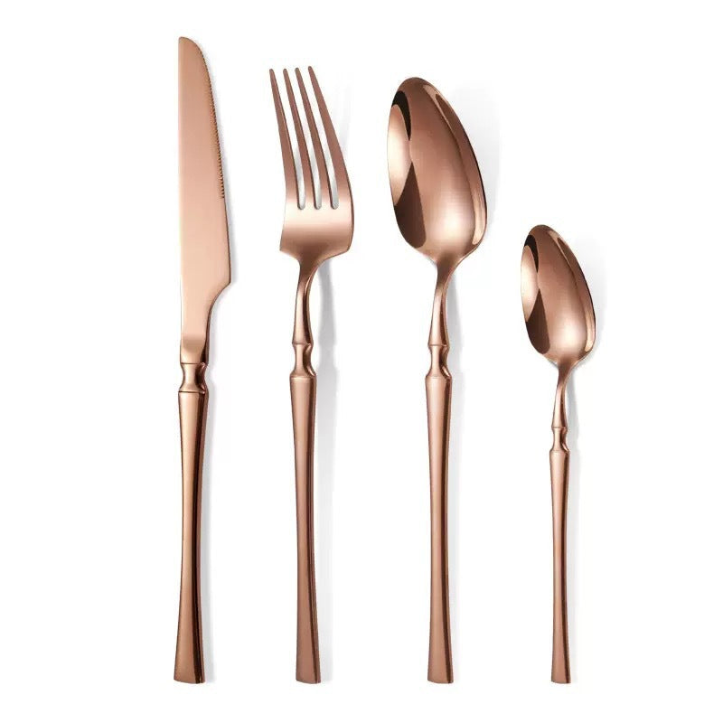🔥50 % RABATT NU🍴 Bestickset i rostfritt stål – 24 delar