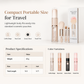 💄【5-i-1-set med sminkborstar i kapselform】—— Fem borstar i en förpackning, med utdragbar förvaring – det här setet räcker gott och väl när du är på språng! ✨