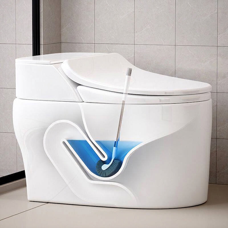 ⏳🔥50 % RABATT UNDER BEGRÄNSAD TID! ⏰Toalettborste med långt skaft och böjt borsthuvud🚽