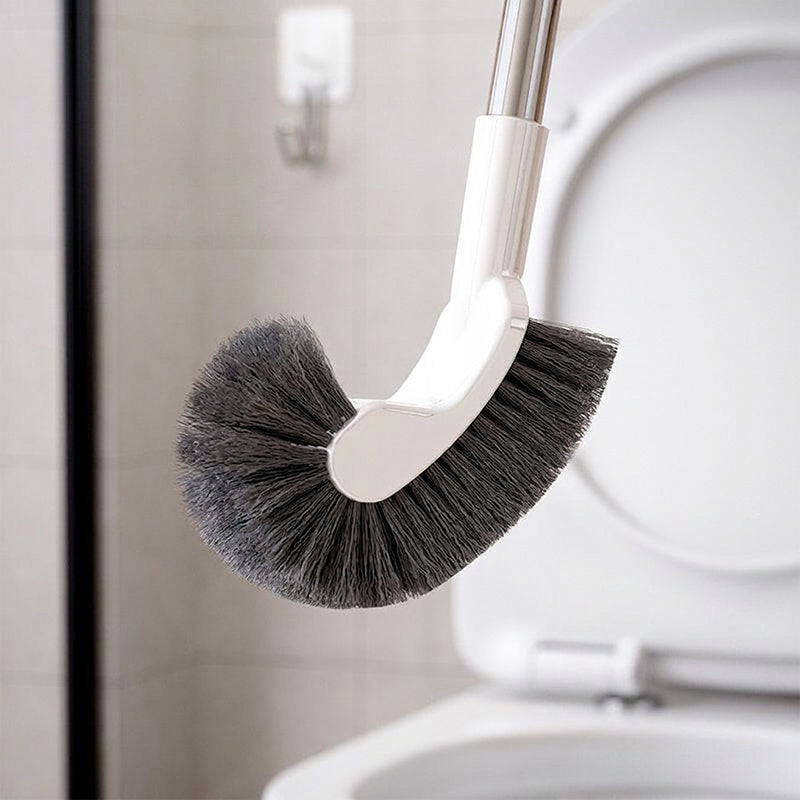 ⏳🔥50 % RABATT UNDER BEGRÄNSAD TID! ⏰Toalettborste med långt skaft och böjt borsthuvud🚽
