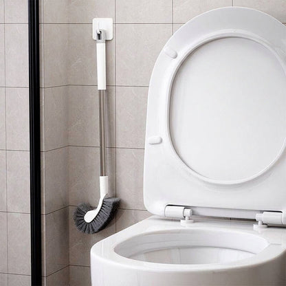 ⏳🔥50 % RABATT UNDER BEGRÄNSAD TID! ⏰Toalettborste med långt skaft och böjt borsthuvud🚽