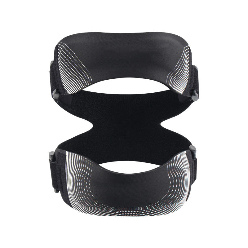 🦵 50% RABATT NU! Justerbart knäskydd med patellastabilisator – dubbel stabiliserande rem, inbyggda silikonkuddar & andningsbar komfort – perfekt för löpning, träning och vardag ✨