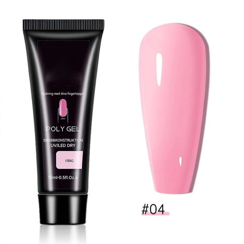 📢📢 50% OFF💅15-Color Poly Nail Extension Gel, 15ml – DIY Nail Builder Ge