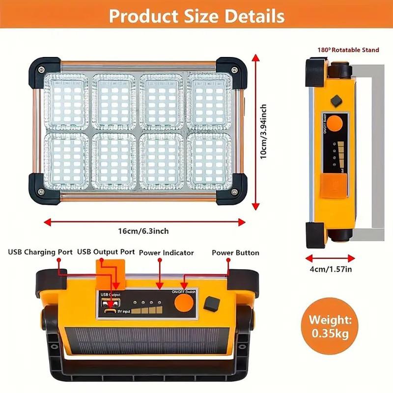🔦 50 % RABATT NU! 🏕️ Bärbar multifunktionell strålkastare & campinglampa – 4 ljuslägen, powerbank & väderbeständig för friluftsliv ✨
