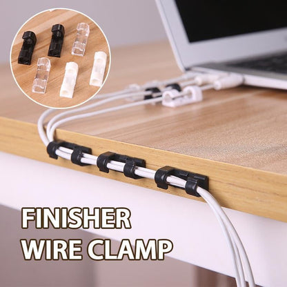 [Practical Gift] Finisher Wire Clamp, Self-Adhesive Cable Organizer, 50% OFF