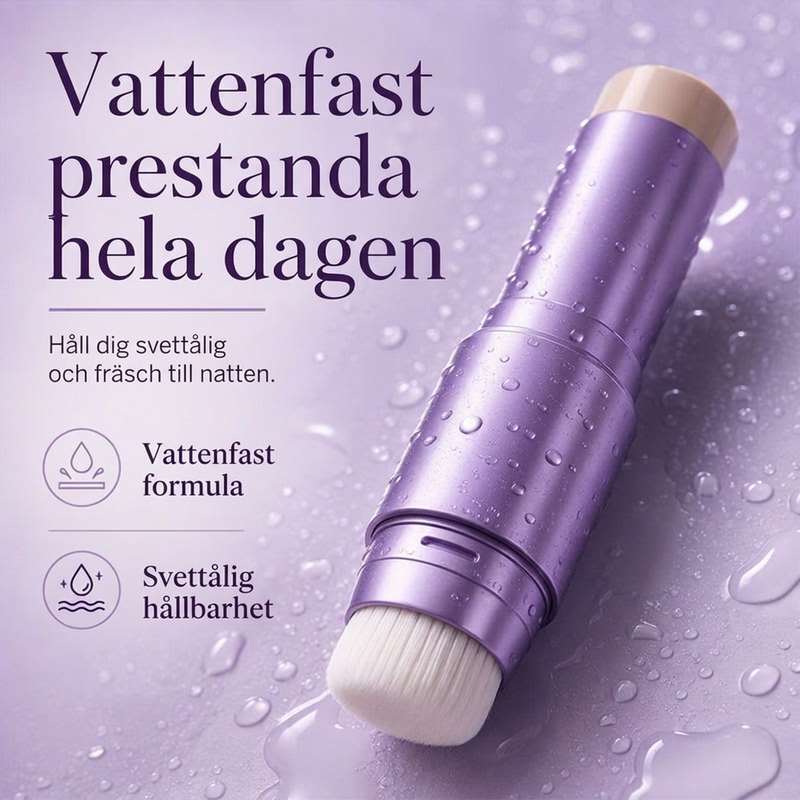 💄✨ 2-i-1-foundationstick med färganpassning – krämig formula som anpassar sig efter hudtonen för en jämn och naturlig makeup 💖🌸