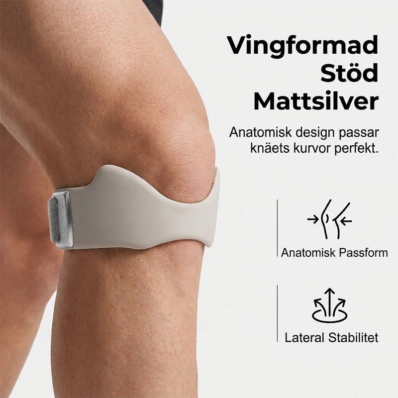 🦵✨ Justerbart knstöd med rem – Riktat tryck som effektivt minskar belastningen på knäleden och lindrar smärta 😌