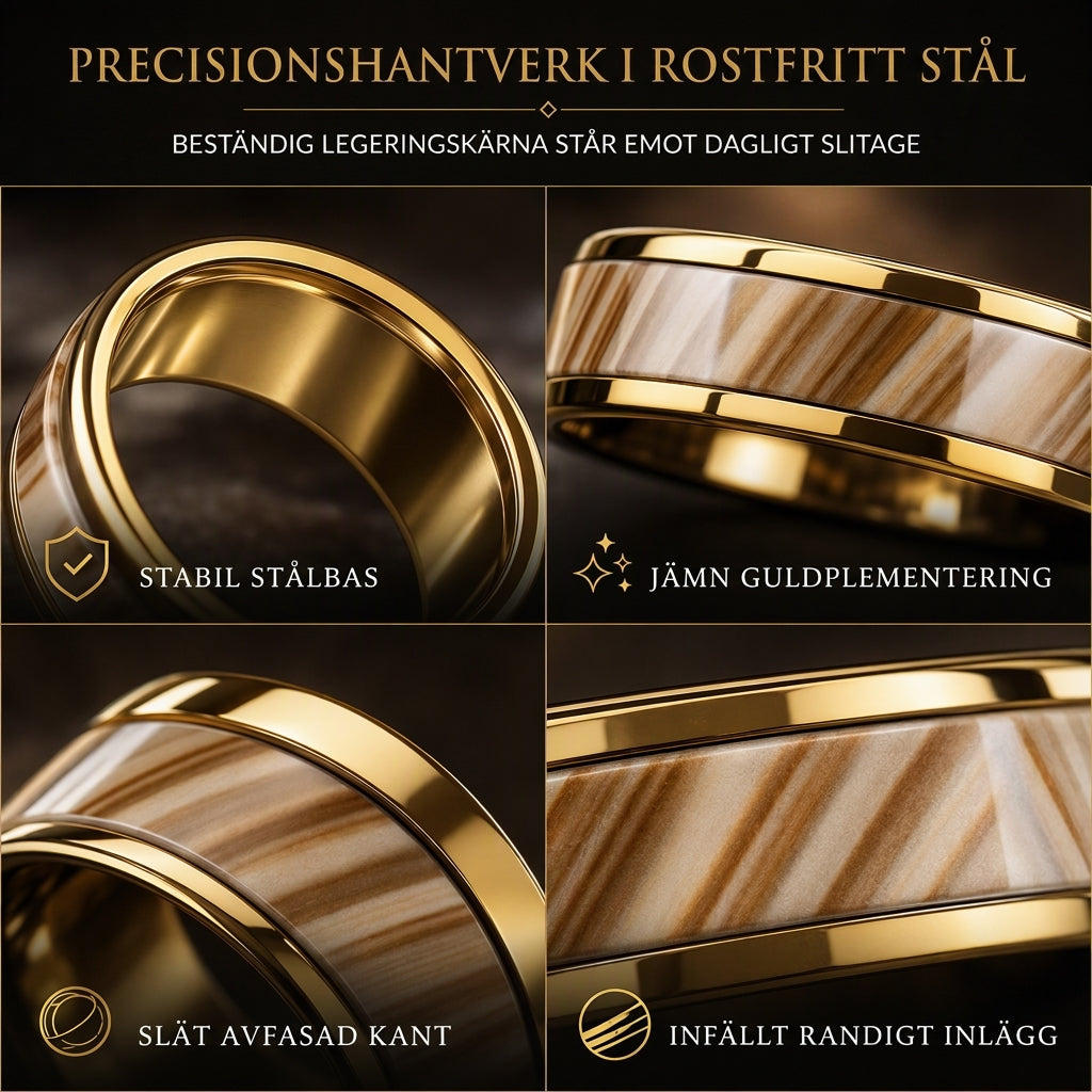 📢📢 50% RABATT💎Rustfri stålring med emaljränder – Trendig, könsneutral parring för vardagsstil