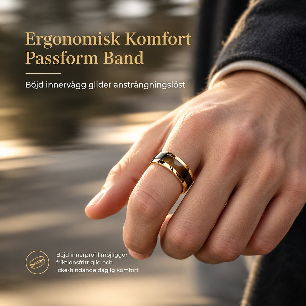 📢📢 50% RABATT💎Rustfri stålring med emaljränder – Trendig, könsneutral parring för vardagsstil