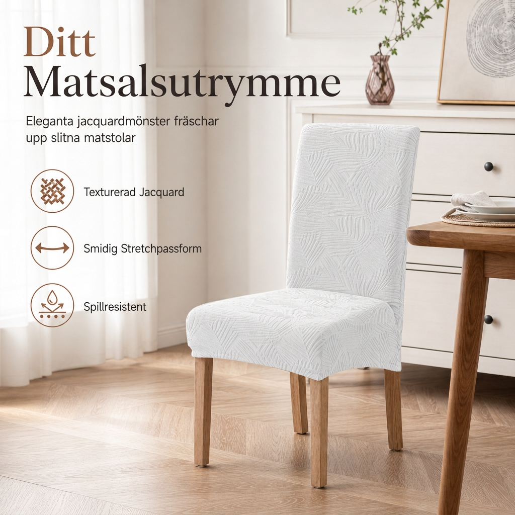🪑50 % RABATT Vattentät tallriksmönstrat stolsskydd för matstol