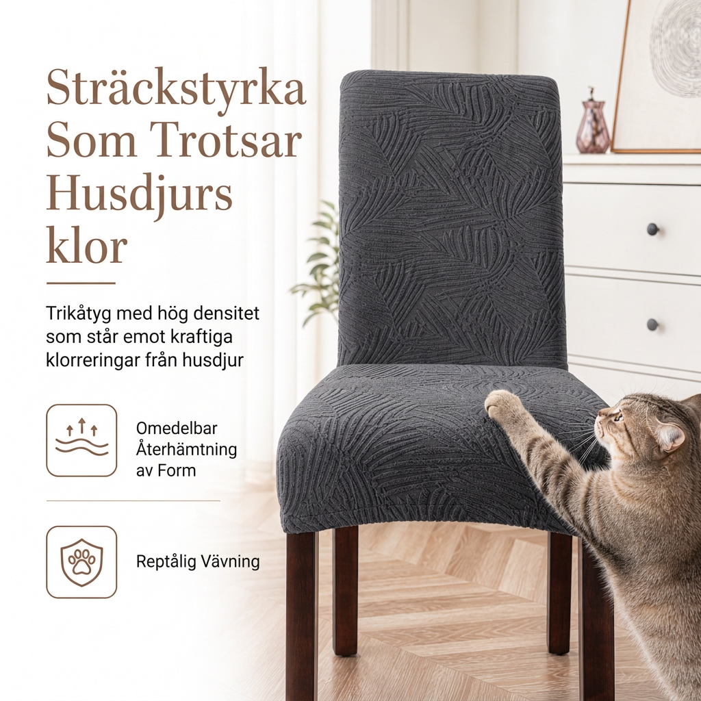 🪑50 % RABATT Vattentät tallriksmönstrat stolsskydd för matstol