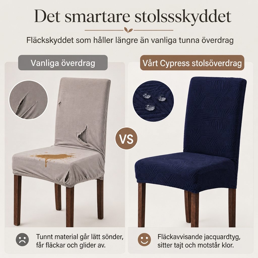 🪑50 % RABATT Vattentät tallriksmönstrat stolsskydd för matstol