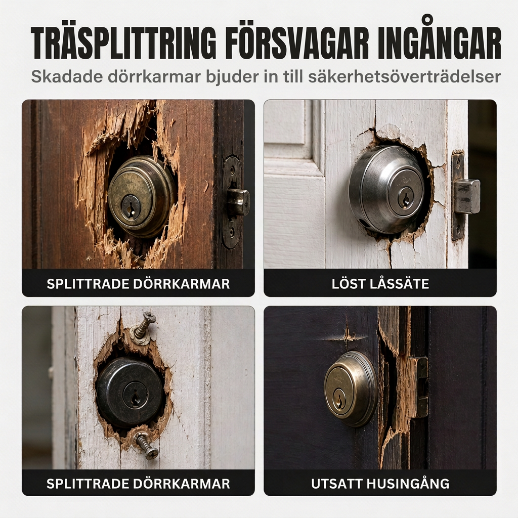 🔩✅ 50 % rabatt！Förstärkningsplatta för dörrlås, rostfritt stål med ett hål, för inomhus trädörrar, inklusive skruvar