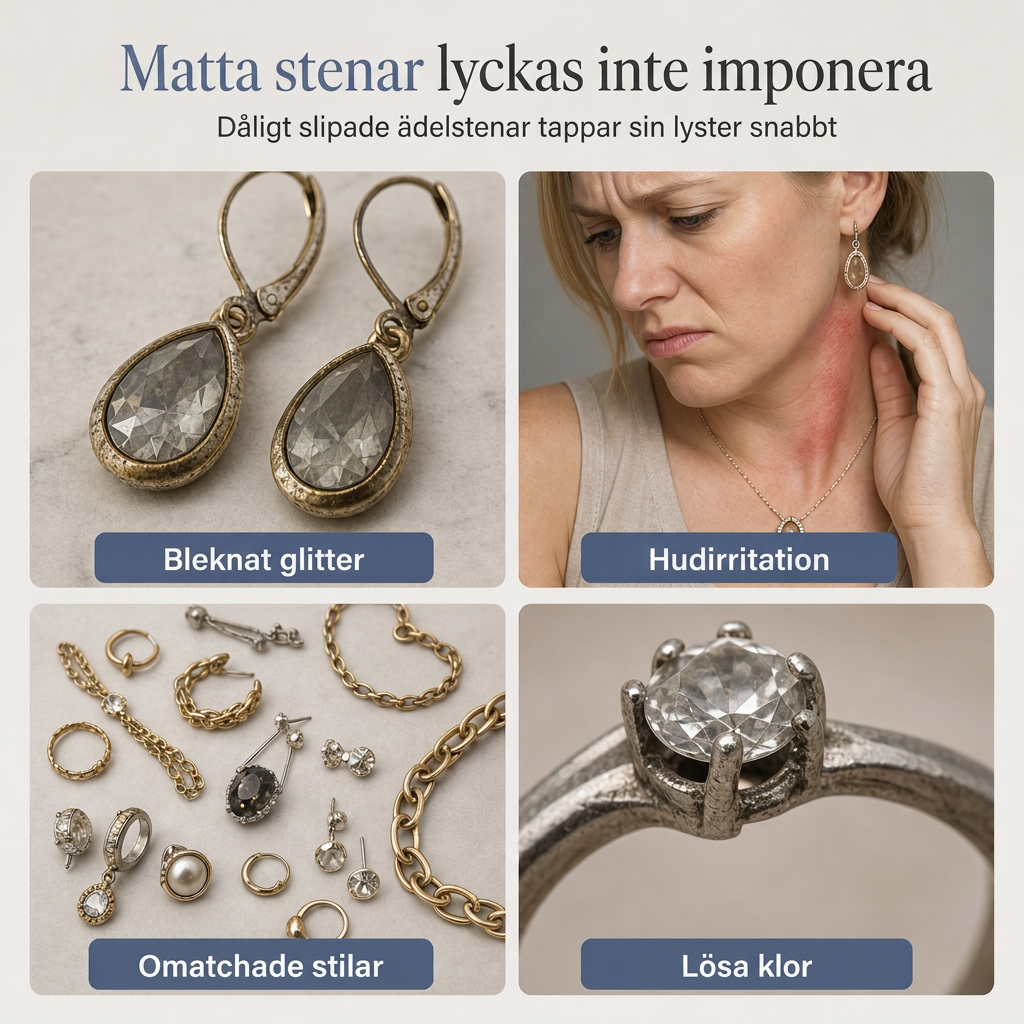 💎 Damsmyckesats med droppformade kristallstenar ✨ Örhängen och ring, elegant för kvinnor | 50 % rabatt