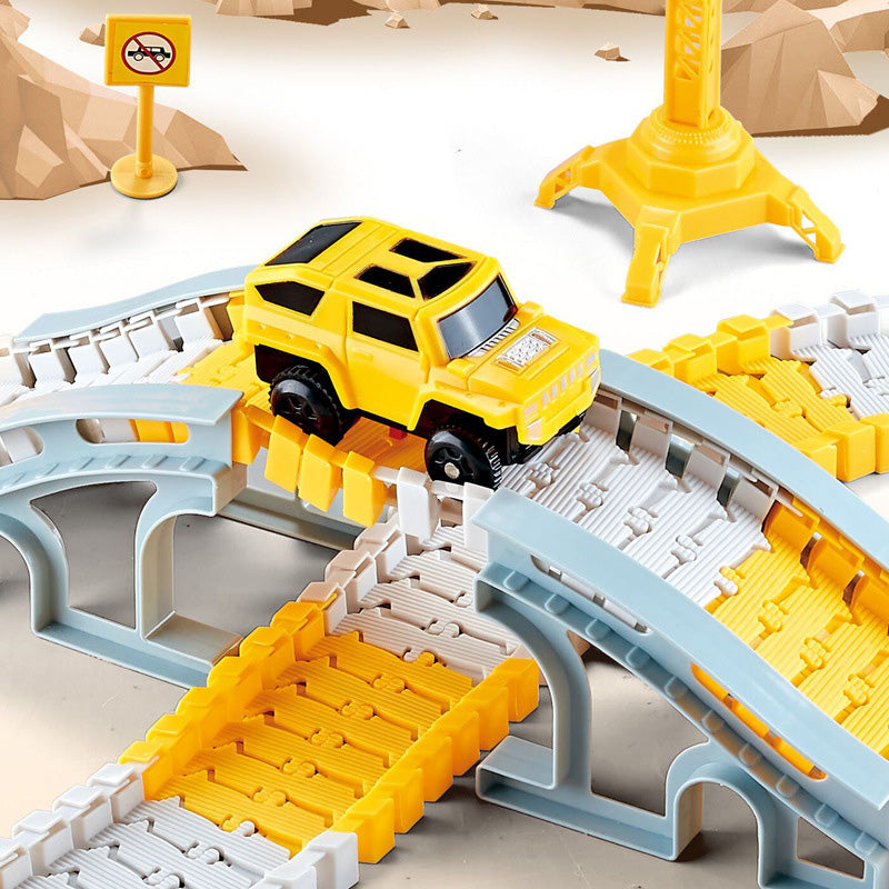 🚂 [Bästa Present Till Barn] Elektriska Järnvägsfordonsleksaker Set ✨ | 50 % rabatt