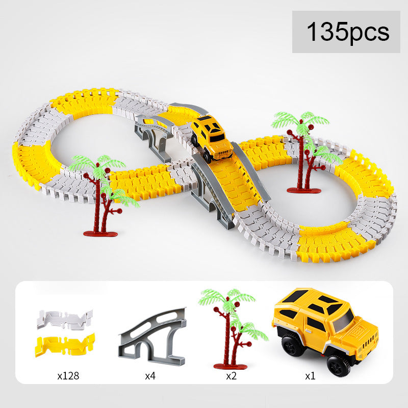 🚂 [Bästa Present Till Barn] Elektriska Järnvägsfordonsleksaker Set ✨ | 50 % rabatt