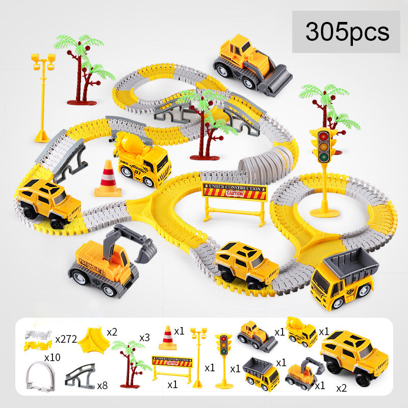 🚂 [Bästa Present Till Barn] Elektriska Järnvägsfordonsleksaker Set ✨ | 50 % rabatt