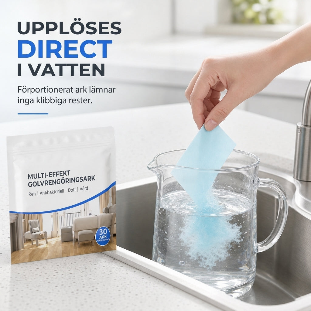🔥 50% RABATT! 🧼 30 st golvrengöringsplåster – Effektiv fläckborttagning & uppljusning för alla golvtyper! ✨👌