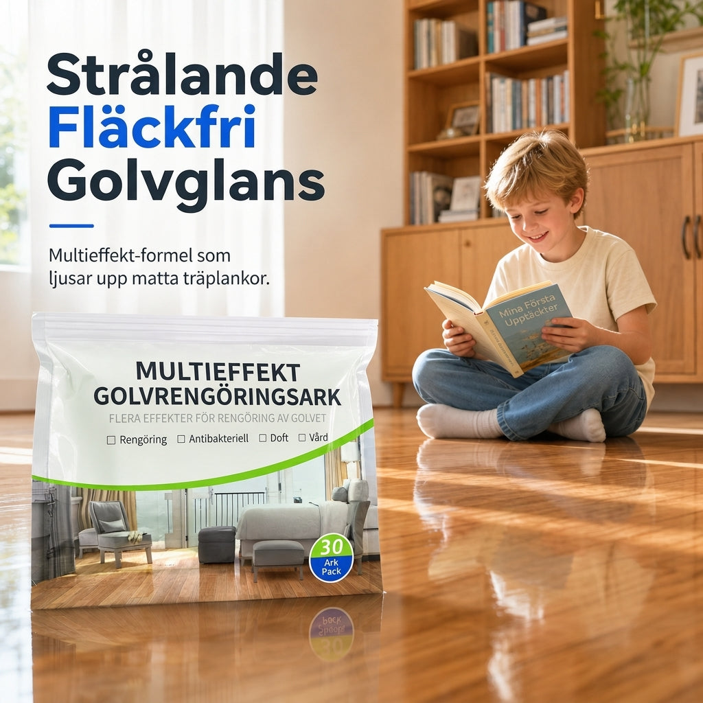 🔥 50% RABATT! 🧼 30 st golvrengöringsplåster – Effektiv fläckborttagning & uppljusning för alla golvtyper! ✨👌